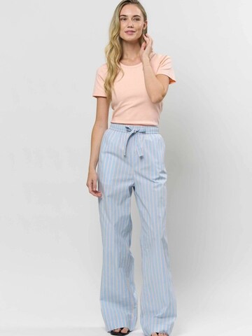 U.S. POLO ASSN. Normální Kalhoty ' Mira Striped ' – modrá: přední strana