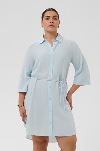 KAFFE CURVE - Vestido 'KCmille' em azul: frente