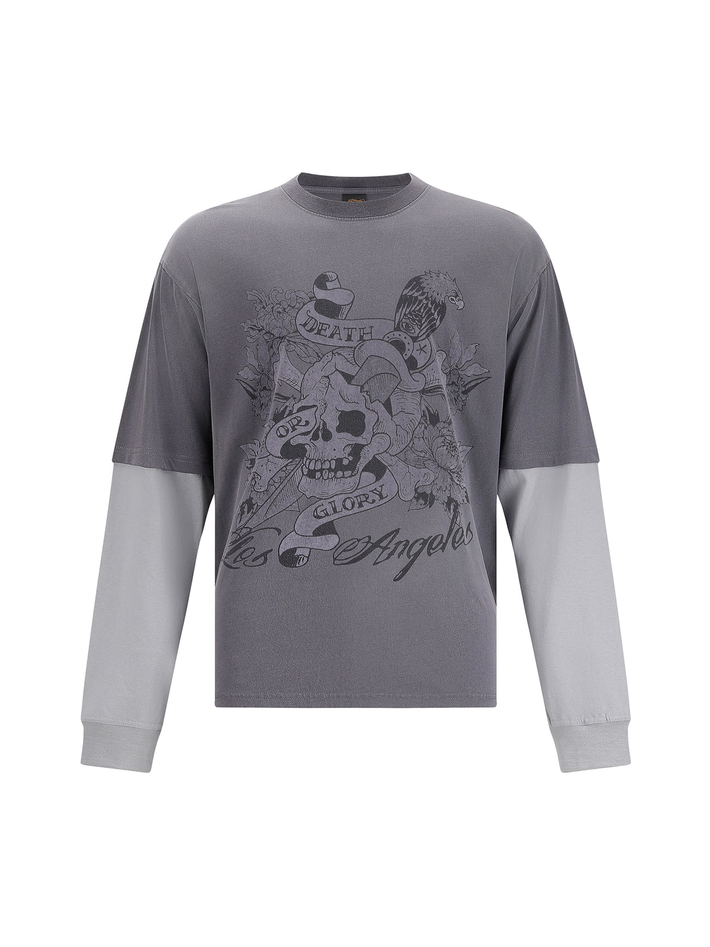 Ed Hardy Bluzka sportowa w kolorze niebieski: przód