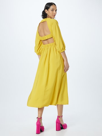 Closet London Dress in Yellow