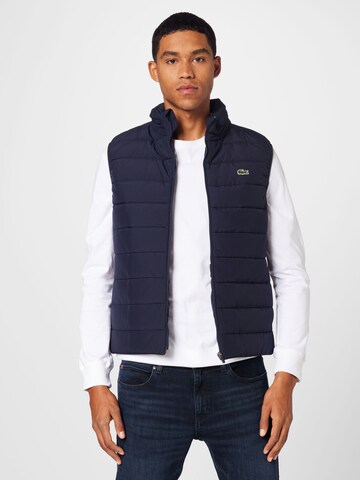 Gilet LACOSTE en bleu : devant