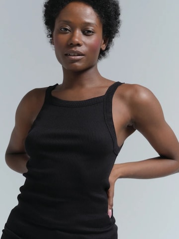 Haut 'Silky Daze' Seamless Basic en noir