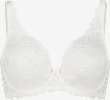 balta Hunkemöller Marškinėliai Liemenėlė 'Diva': priekis