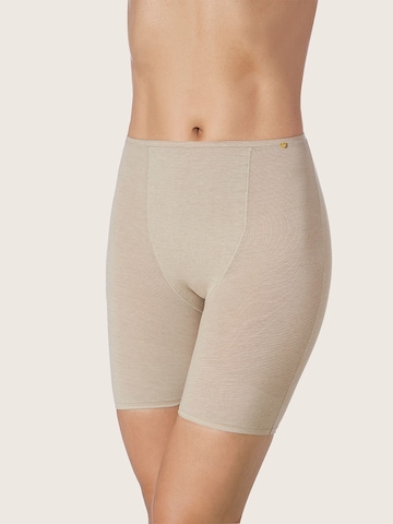 zd ZERO DEFECTS Broekje 'Galatea soy fiber short-leg panties' in Beige: voorkant