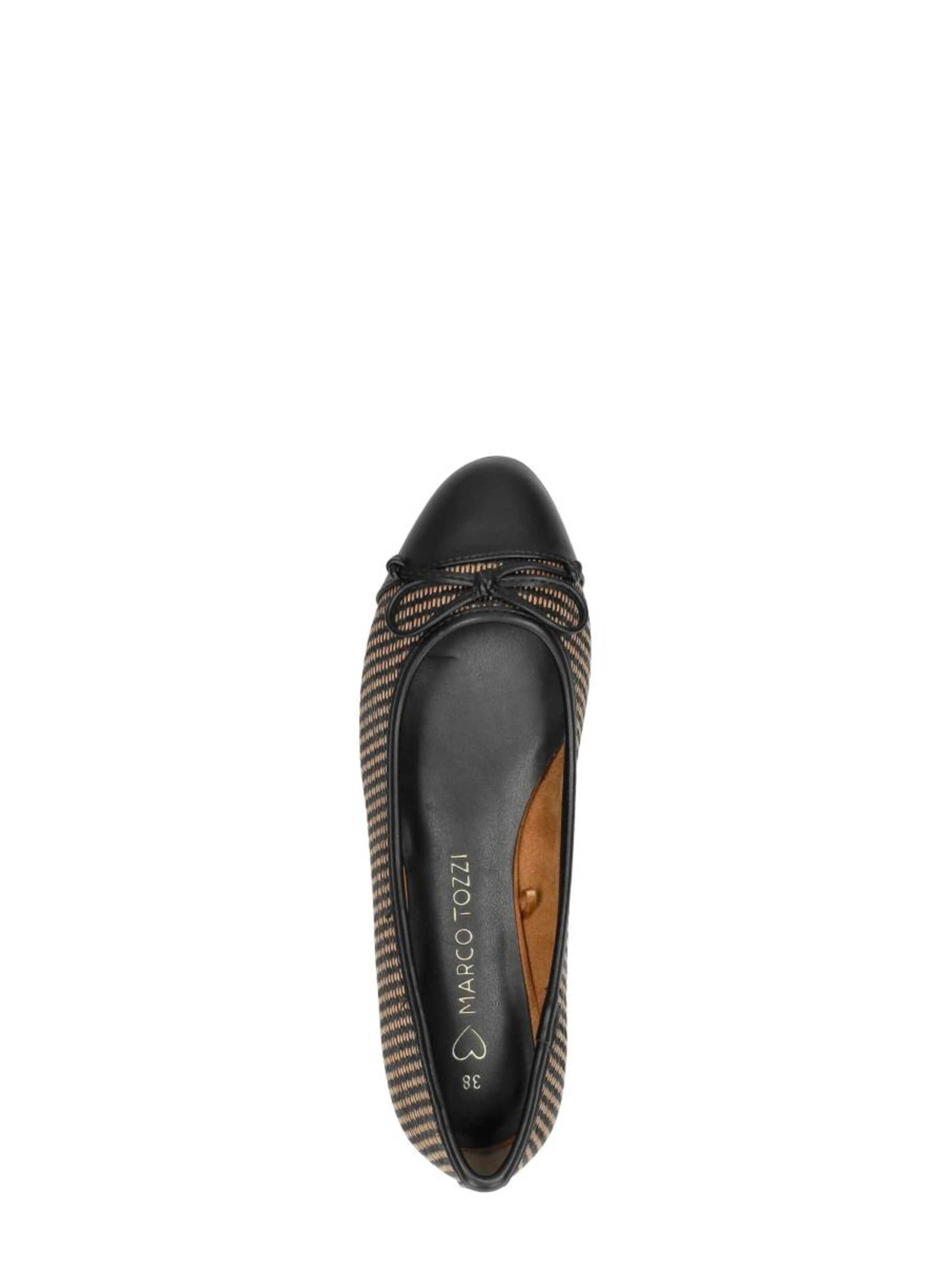 Ballerines 'Ballerina's' MARCO TOZZI en noir