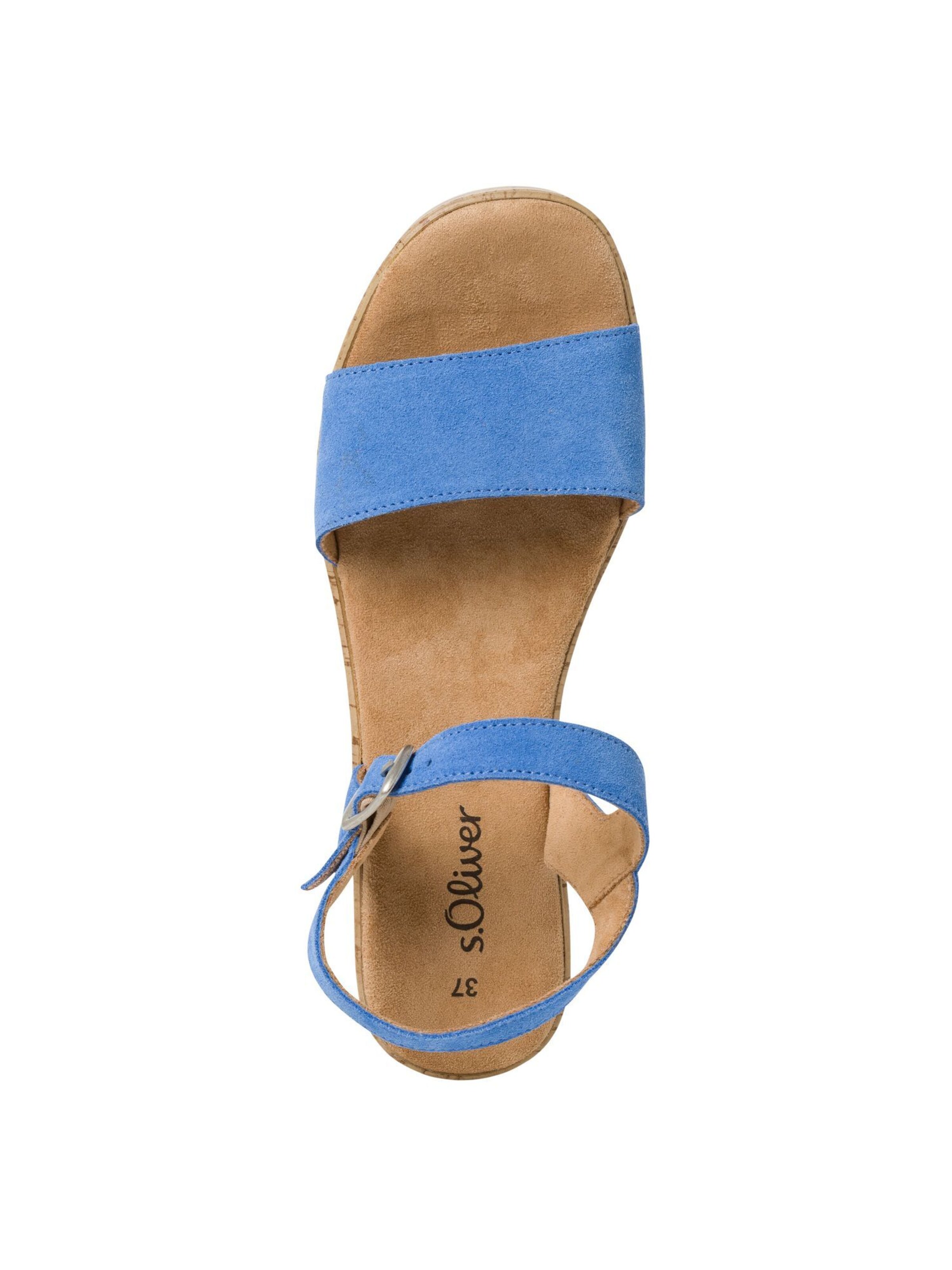 s.Oliver Sandale in Blau