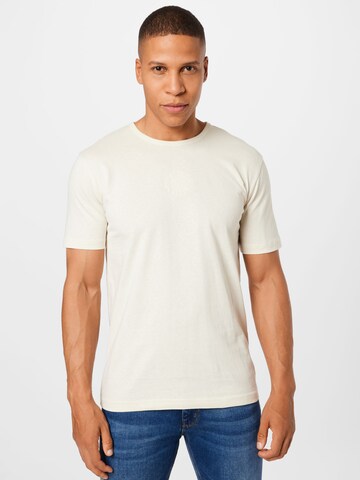 T-Shirt BOSS Green en beige : devant