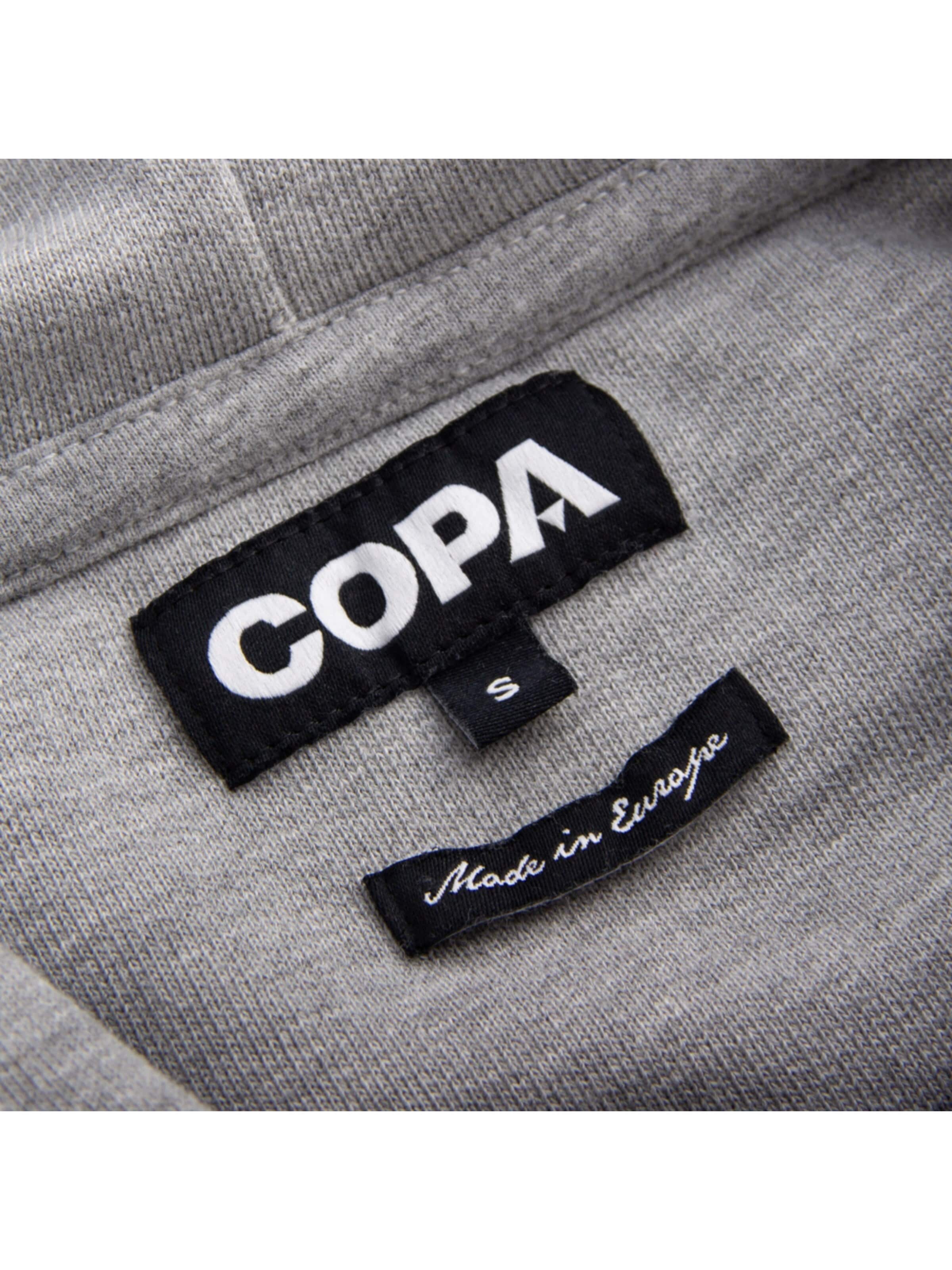 COPA FOOTBALL Trui 'England Legends Geborduurde Hoodie' in Grijs