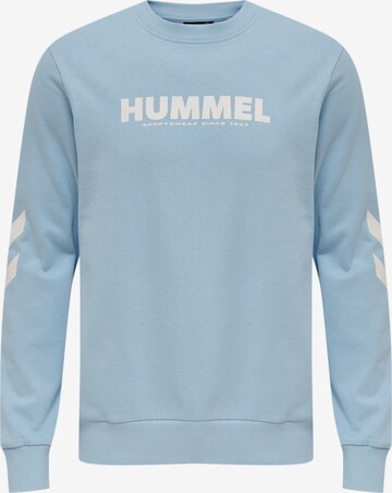 Hummel Sweatshirt 'Legacy' in Blauw: voorkant