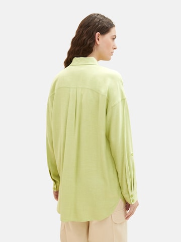 TOM TAILOR DENIM Blouse in Green