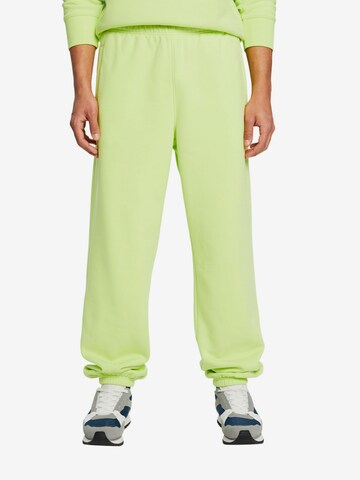 Loosefit Pantalon ESPRIT en jaune : devant