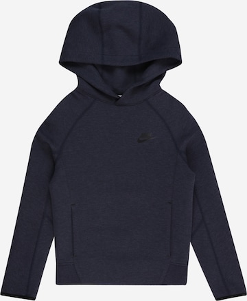 Nike Sportswear Sweatshirt 'TECH FLC' i blå: framsida