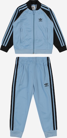 zils ADIDAS ORIGINALS Treniņtērps 'Adicolor': no priekšpuses