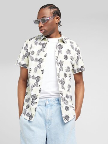 TOM TAILOR DENIM Regular Fit Hemd in Weiß: Vorderseite