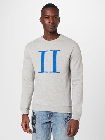 Les Deux Sweatshirt in Grijs: voorkant