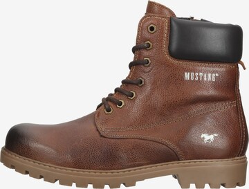 Bottines à lacets MUSTANG en marron