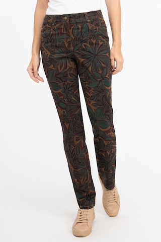 Coupe slim Pantalon Recover Pants en marron : devant