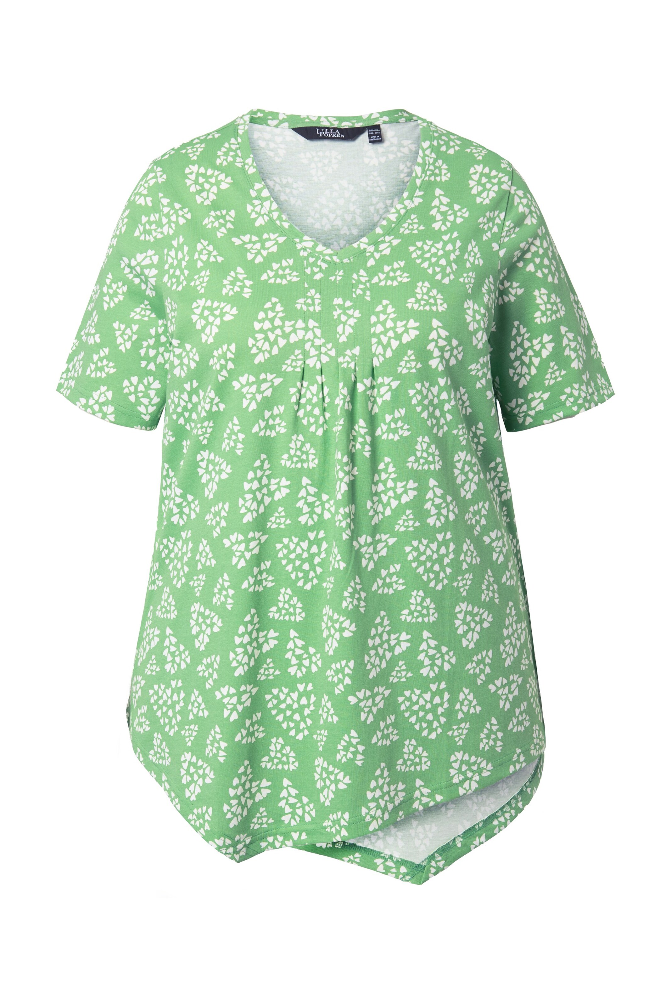 Ulla Popken Shirt in Grün: Vorderseite