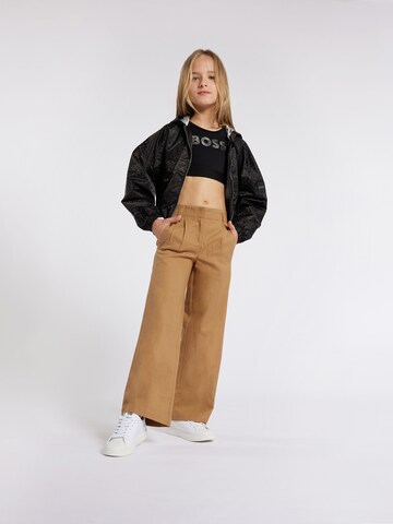 BOSS Loosefit Broek in Bruin