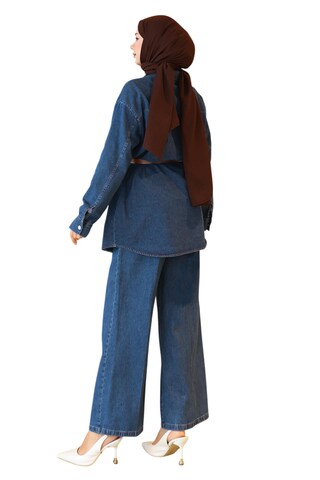 Chemisier MODAMIHRAM en bleu