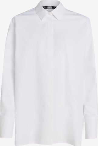 Karl Lagerfeld Blouse in White: front