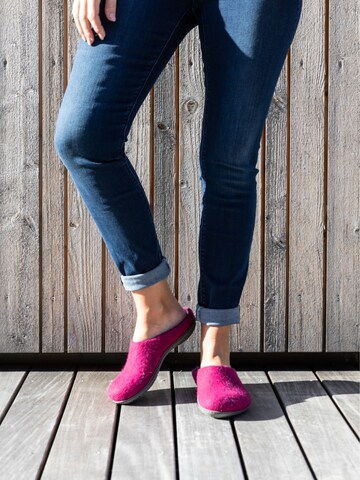 MagicFelt Hausschuh 'Filzpantoffel Magicfelt 736'‌‌‌‌‌‌ in Pink