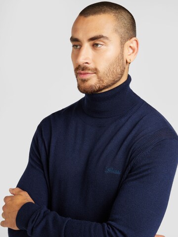 GUESS Trui 'Ebenezer' in Blauw