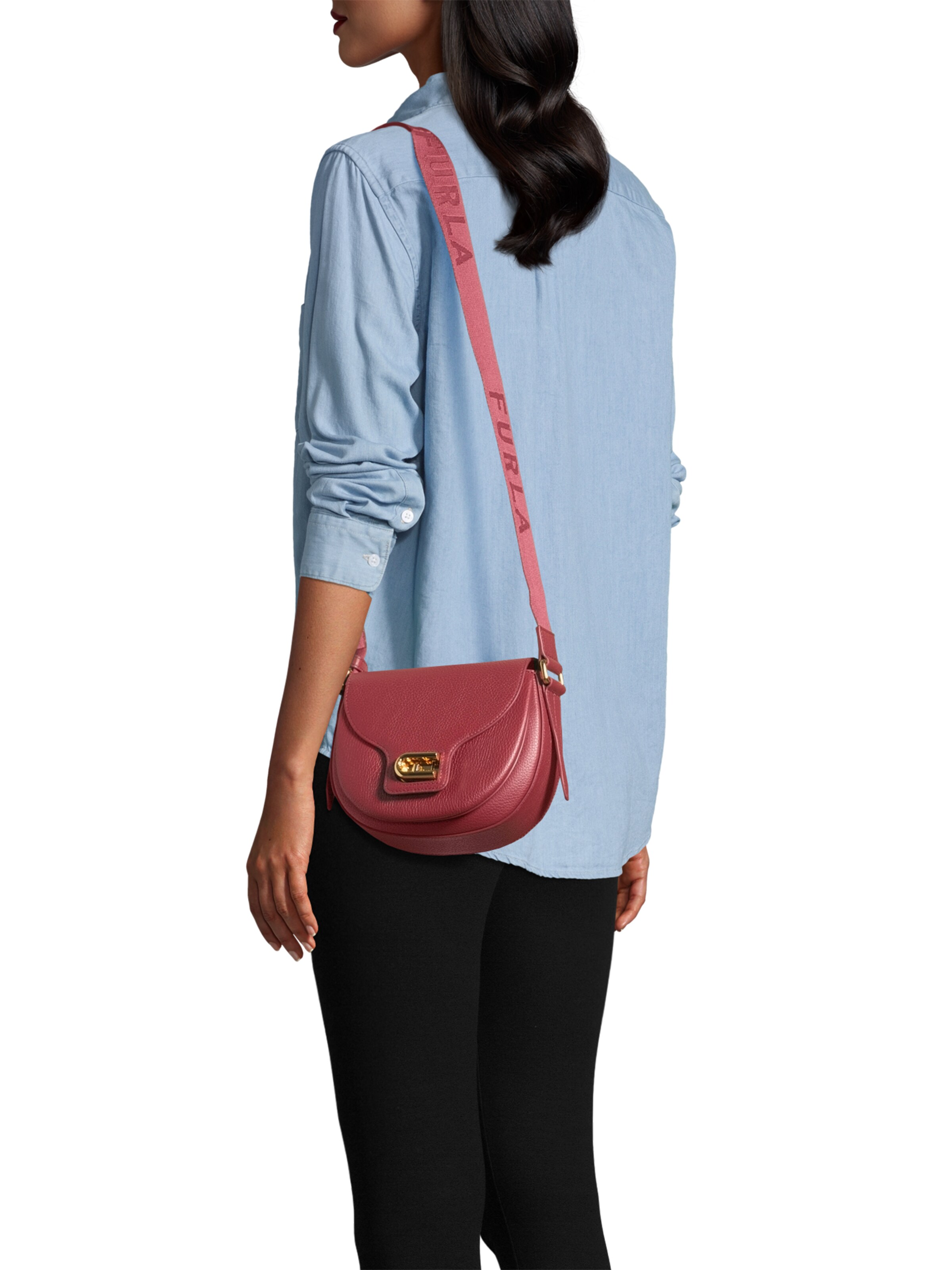 FURLA Válltáska 'LOTUS' - piros: elől