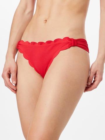 Hunkemöller Bikini nadrágok 'Scallop' - piros: elől