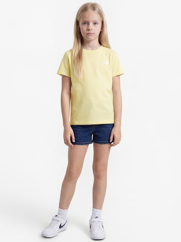 THE NORTH FACE Функциональная футболка 'SIMPLE DOME' в Желтый: спереди