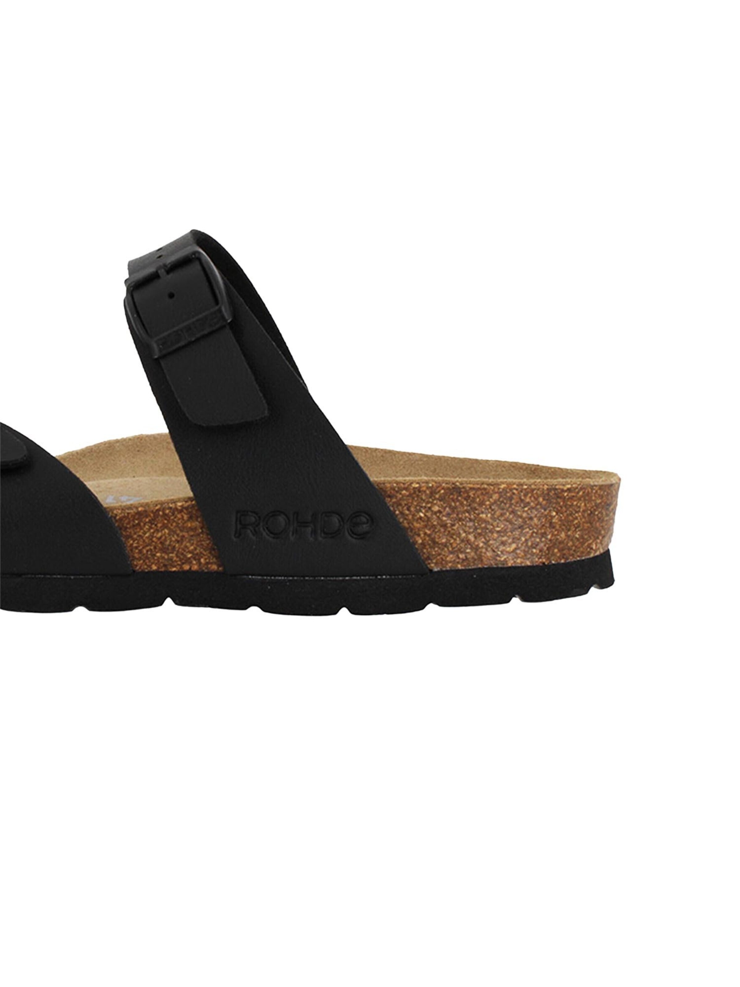 ROHDE Mules 'Alba' in Black