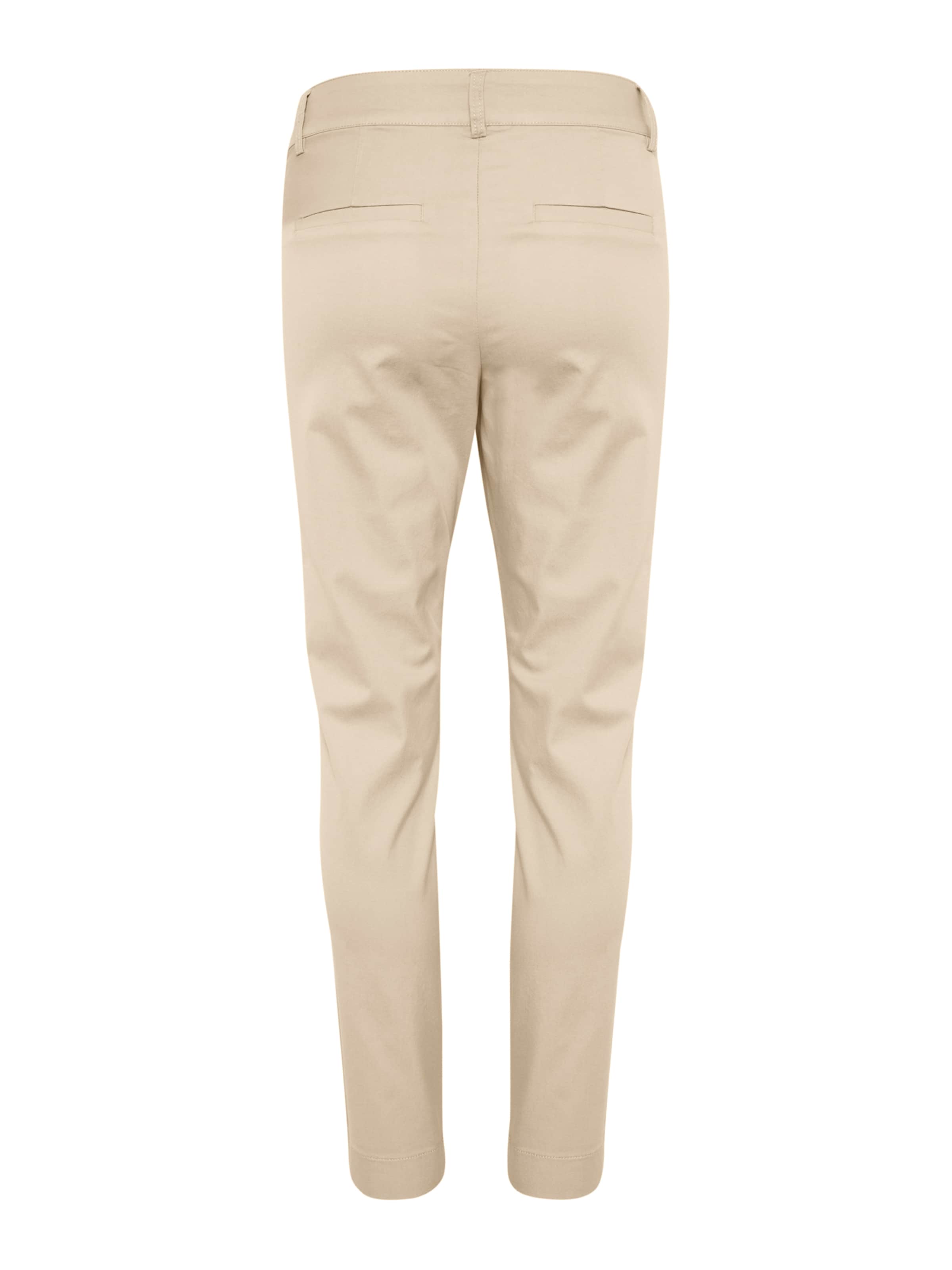 Coupe slim Pantalon chino 'KA Lea' Kaffe en beige
