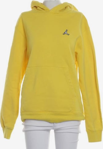 NIKE Sweatshirt & Zip-Up Hoodie in S in Yellow: front