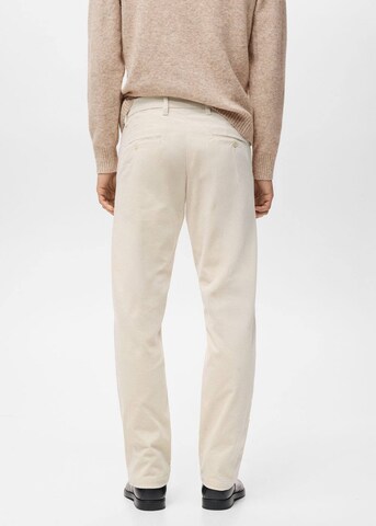 MANGO MAN Slimfit Hose 'Berdam' in Beige