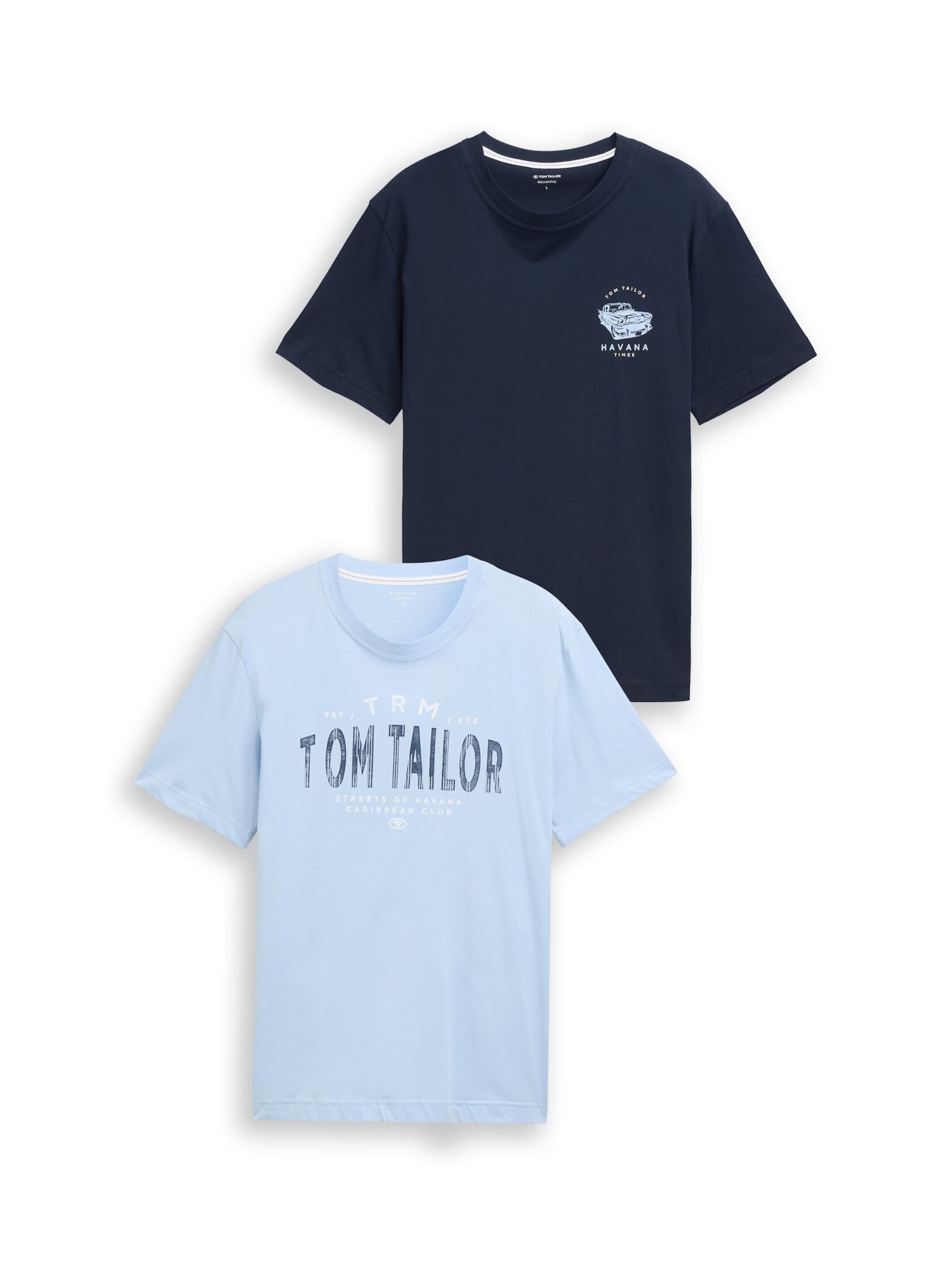 TOM TAILOR Shirt in Blue: front