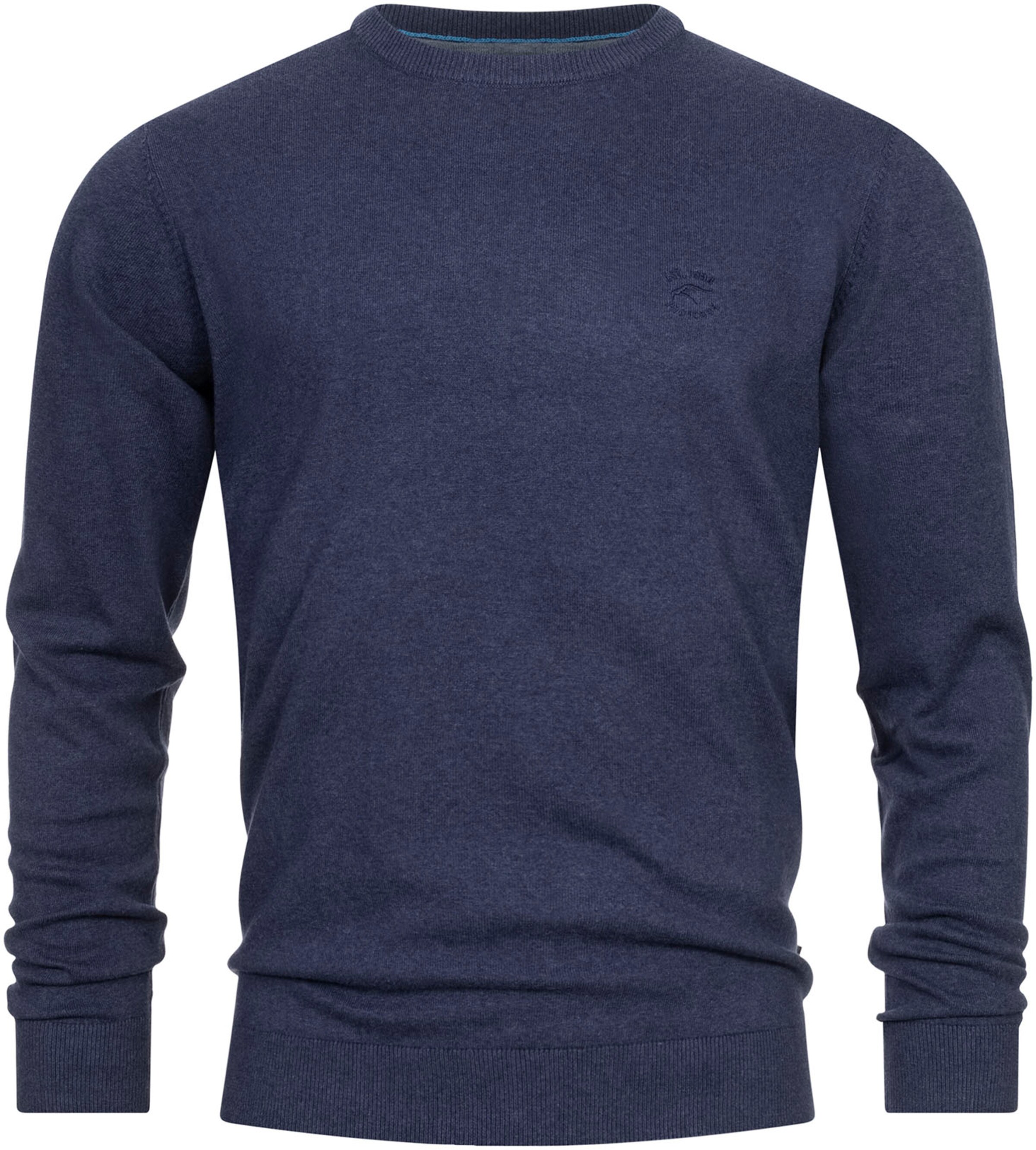 INDICODE JEANS Sweater in Blue: front