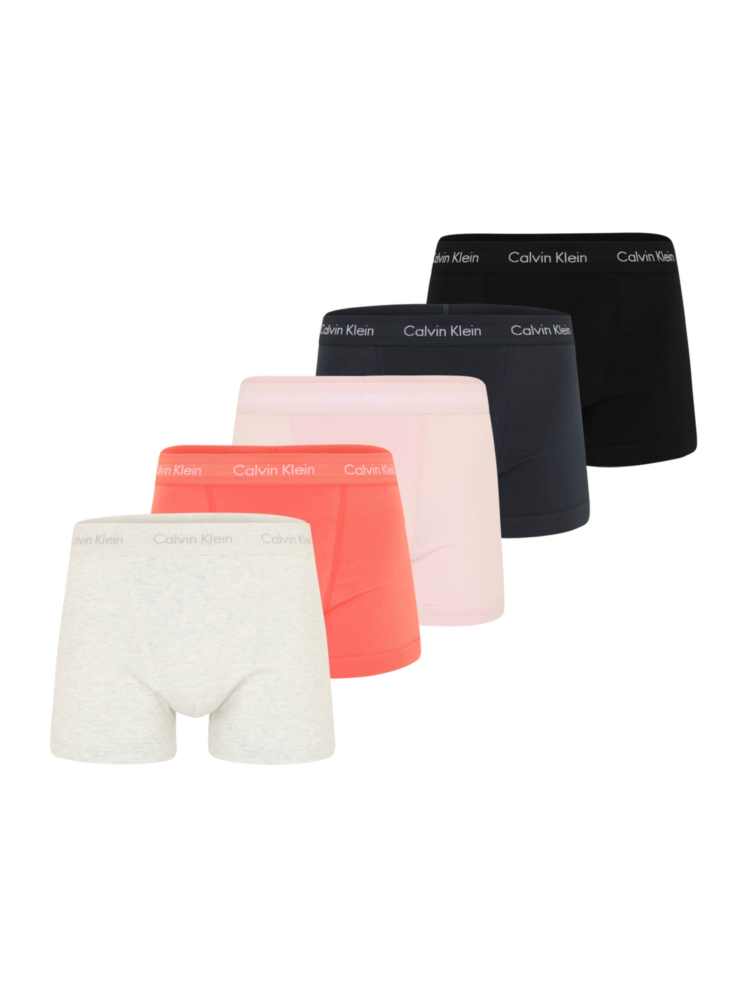 Calvin Klein Underwear Boxershorts in de kleur Grijs gemêleerd / Oranje / Rosa / Zwart, Productweergave