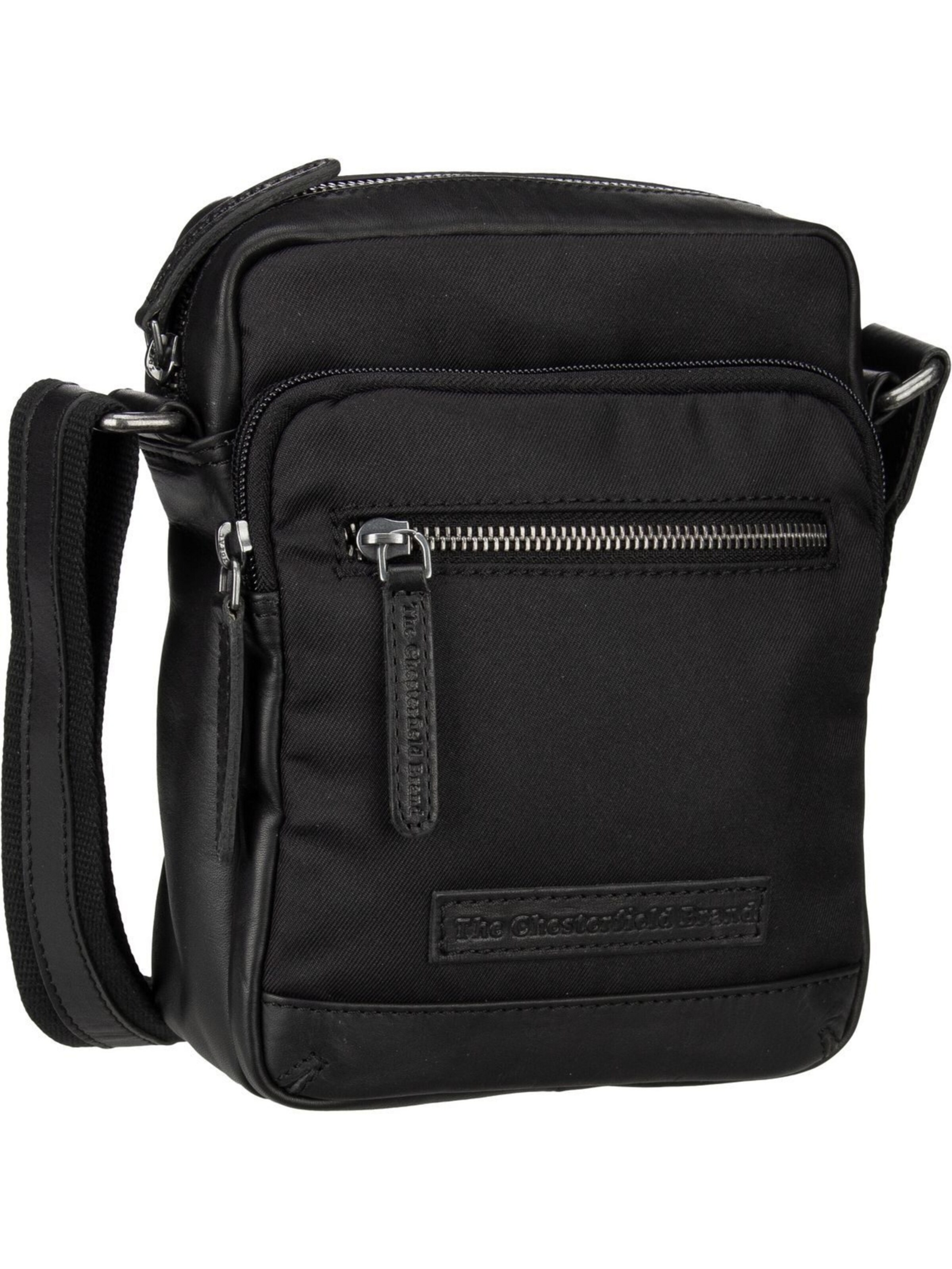 The Chesterfield Brand Crossbody Bag 'Karlstad 1801' in Black: front