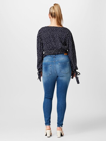 Skinny Jean 'ROYAL' ONLY Curve en bleu