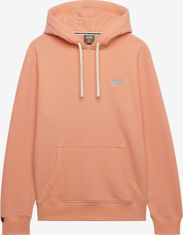 Sweat-shirt 'Essential ' Superdry en orange : devant