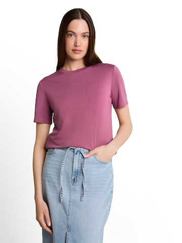 T-shirt TOM TAILOR DENIM en violet : devant