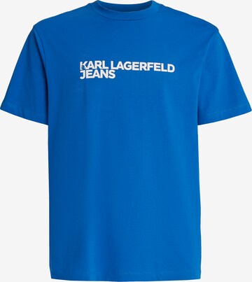 KARL LAGERFELD JEANS - Camiseta en azul: frente