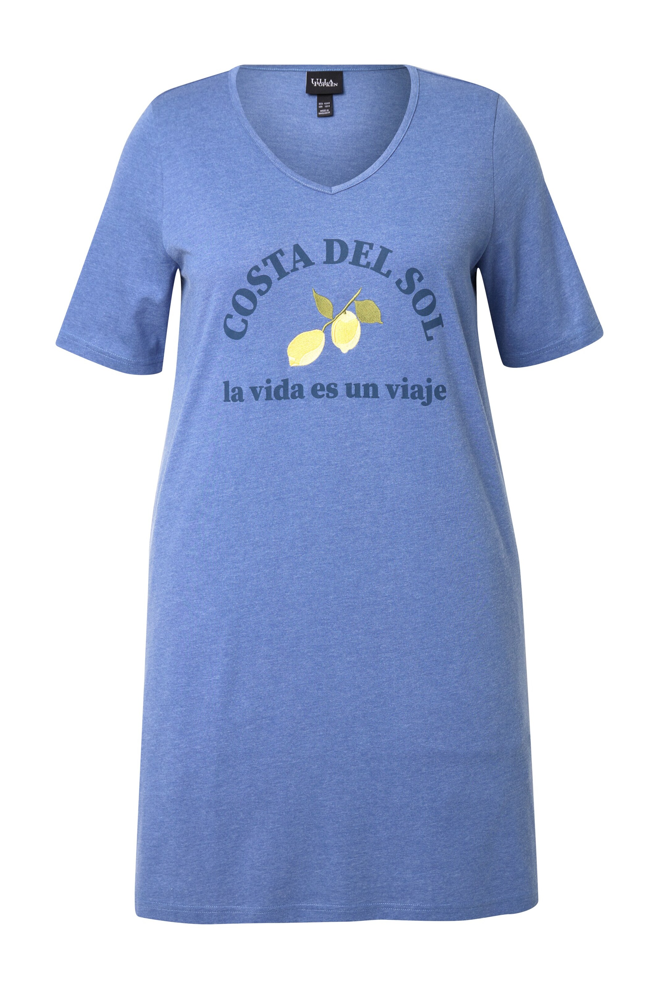 Ulla Popken Kleid in Blau: Vorderseite