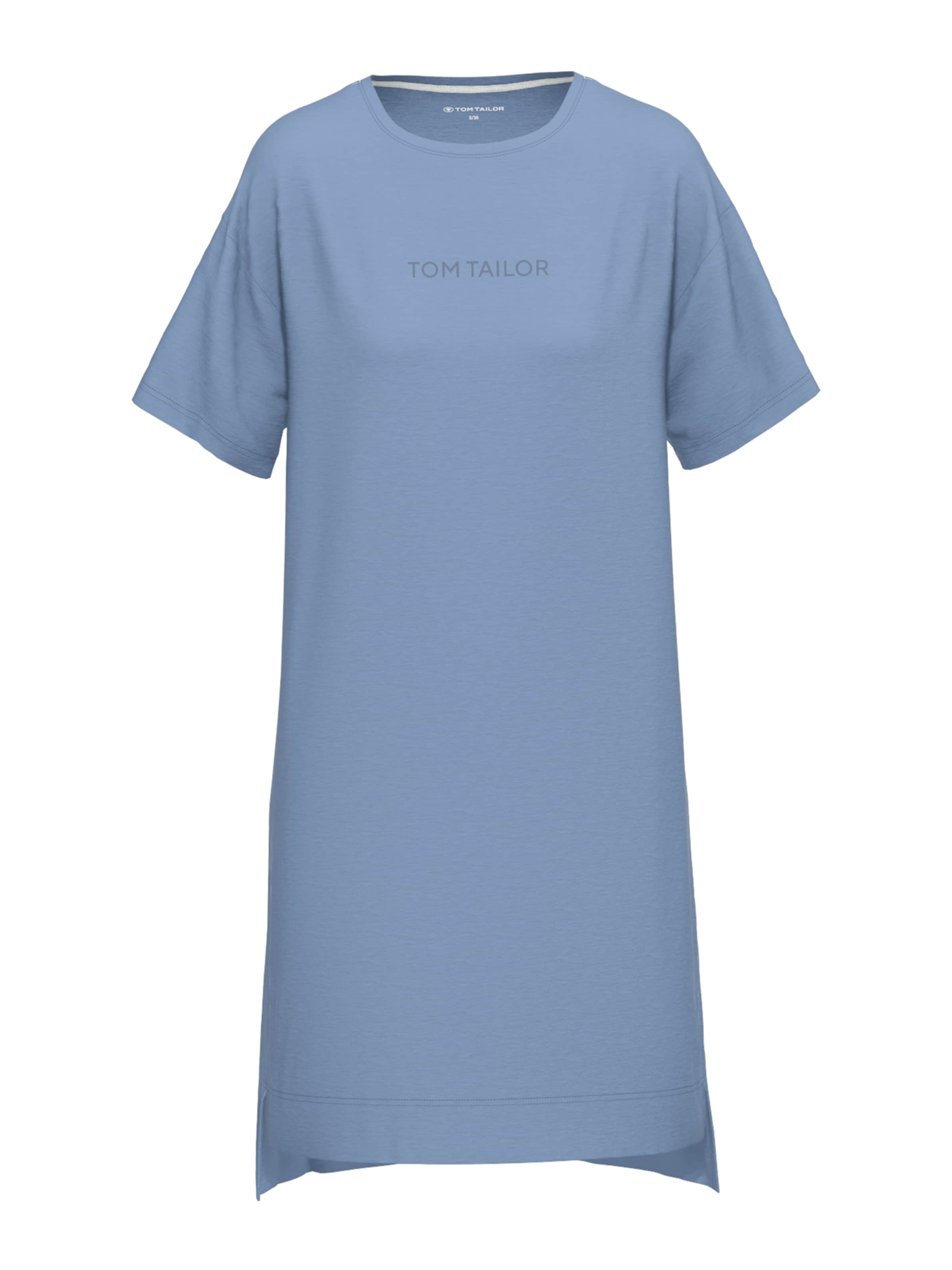 Chemise de nuit TOM TAILOR en bleu : devant