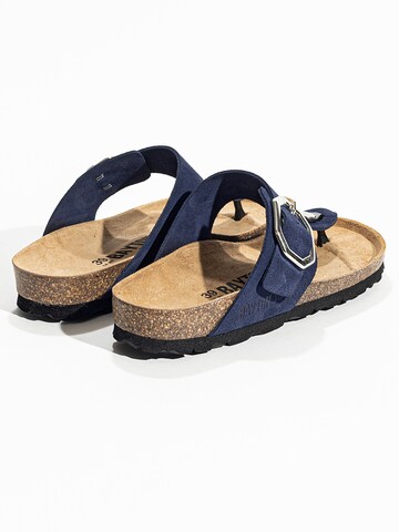 Bayton - Sandalias de dedo 'Mercure' en azul