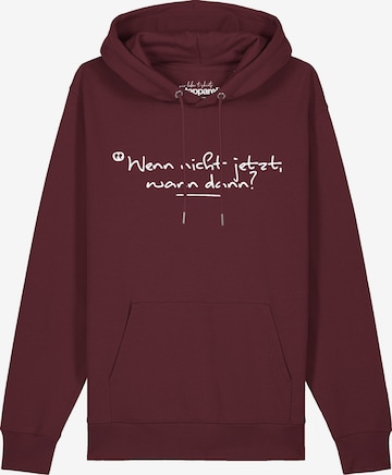 Sweat-shirt Watapparel en rouge : devant