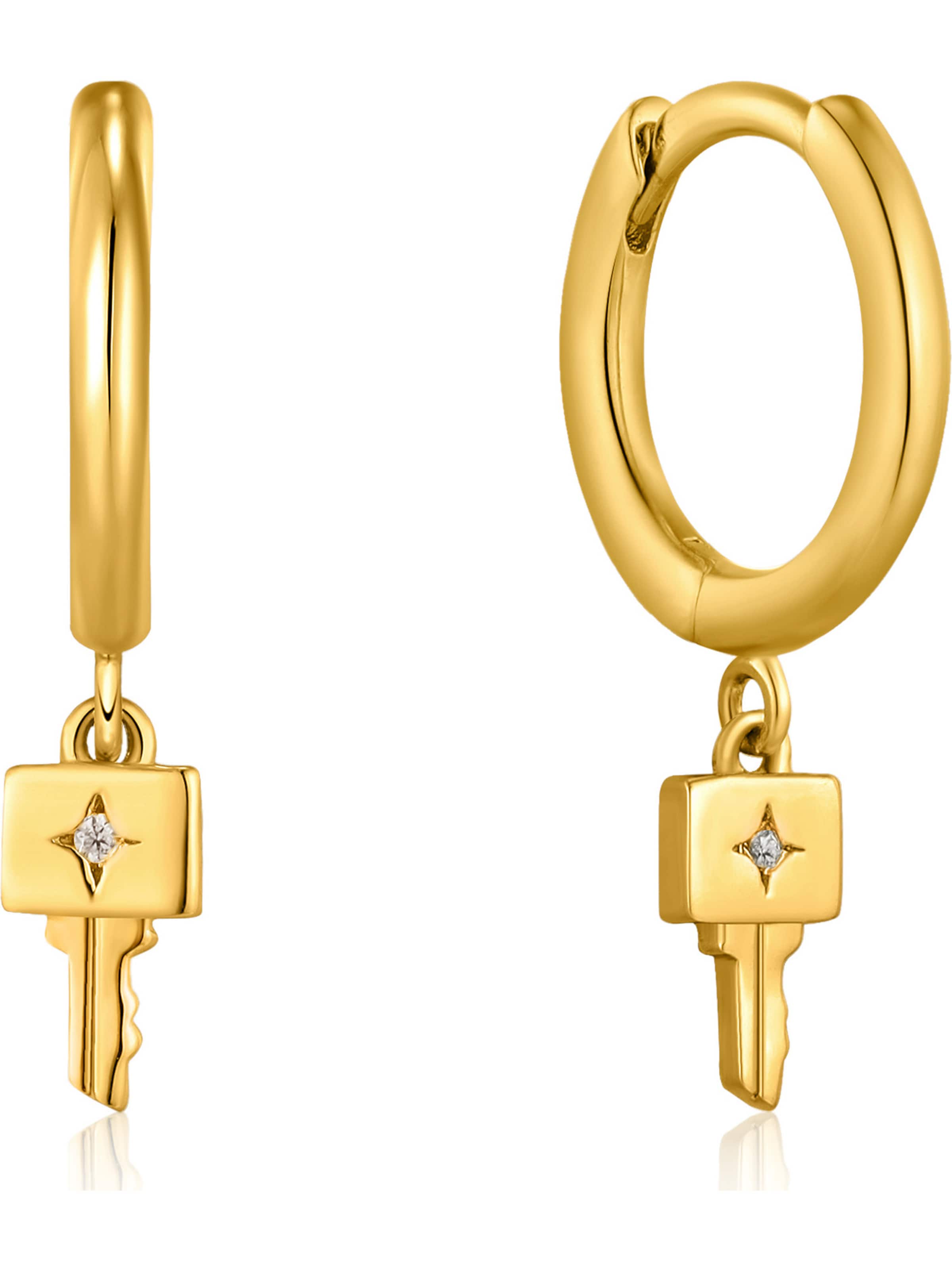 ANIA HAIE Creolen in Gold: Vorderseite