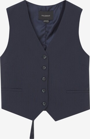 Pull&Bear Gilet in Blauw: voorkant