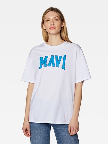 Mavi Shirt in White: front