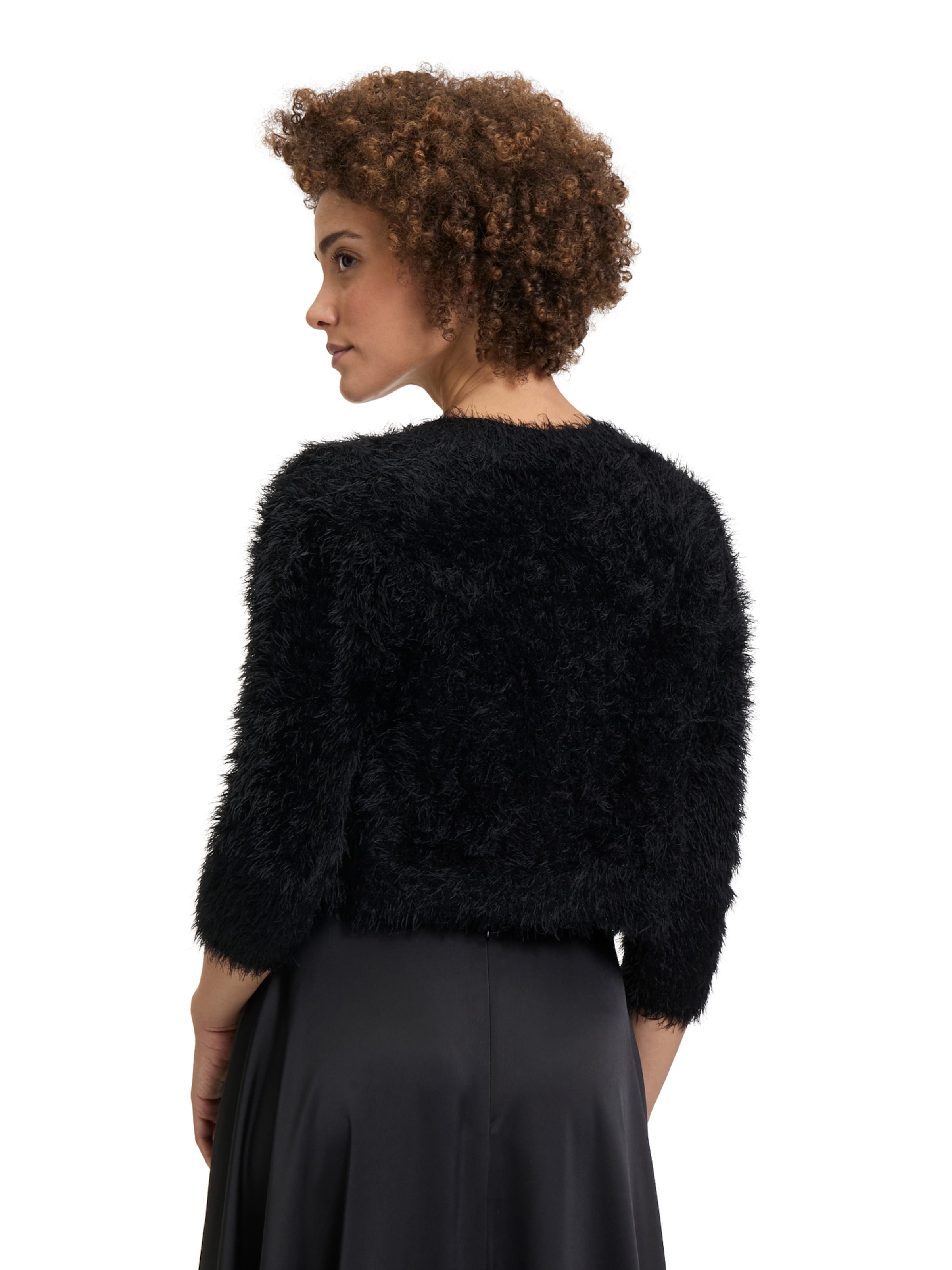 Vera Mont Gebreid vest in Zwart